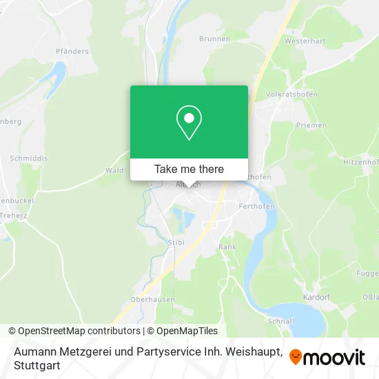 Карта Aumann Metzgerei und Partyservice Inh. Weishaupt