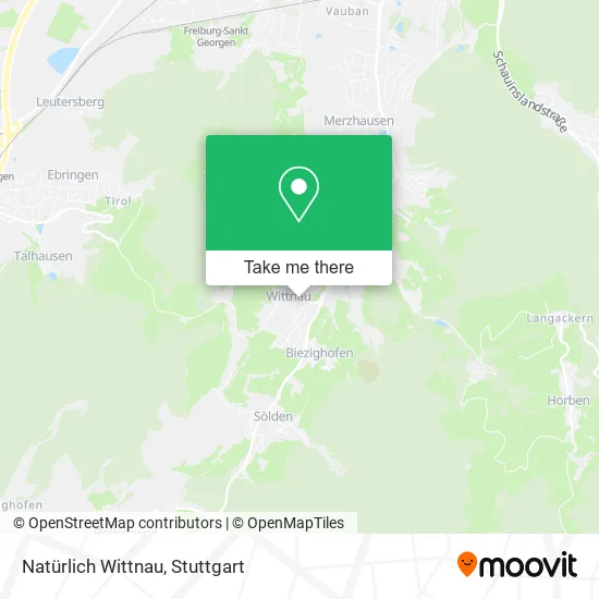 Карта Natürlich Wittnau