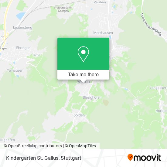 Kindergarten St. Gallus map