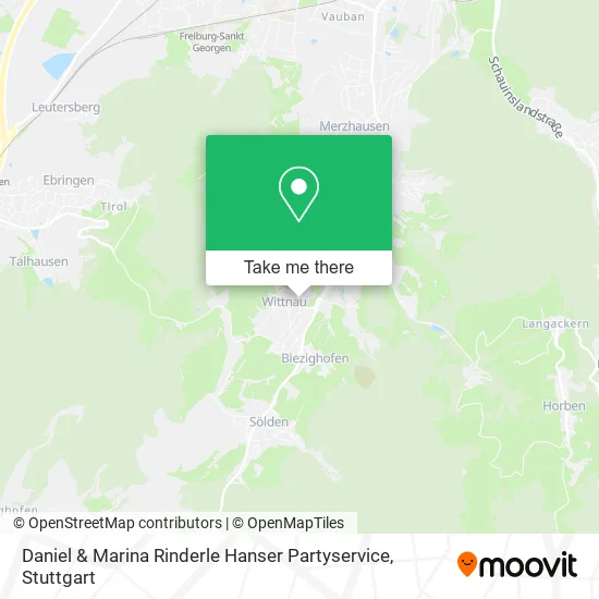 Карта Daniel & Marina Rinderle Hanser Partyservice