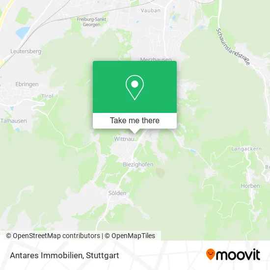 Карта Antares Immobilien