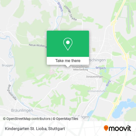 Kindergarten St. Lioba map