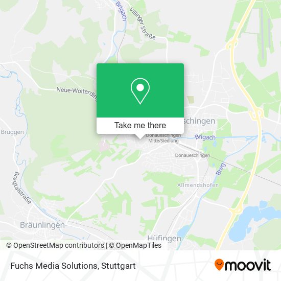 Fuchs Media Solutions map