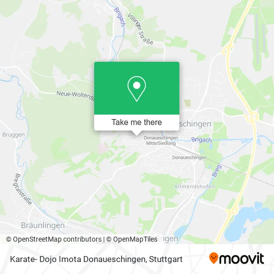 Карта Karate- Dojo Imota Donaueschingen