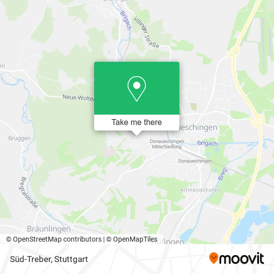 Карта Süd-Treber