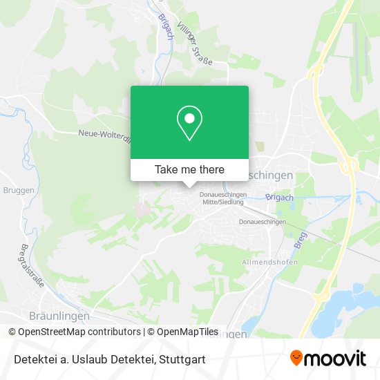 Карта Detektei a. Uslaub Detektei