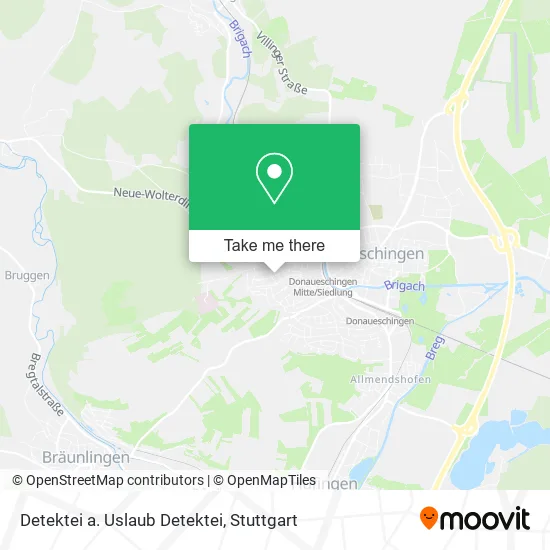 Карта Detektei a. Uslaub Detektei