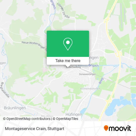 Карта Montageservice Crain