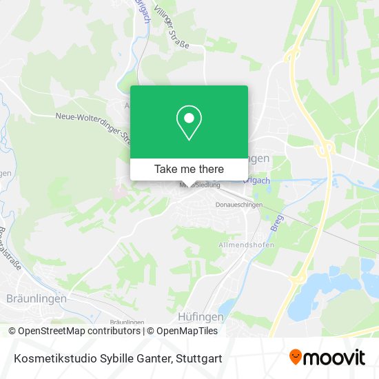 Kosmetikstudio Sybille Ganter map