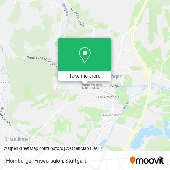 Карта Homburger Friseursalon