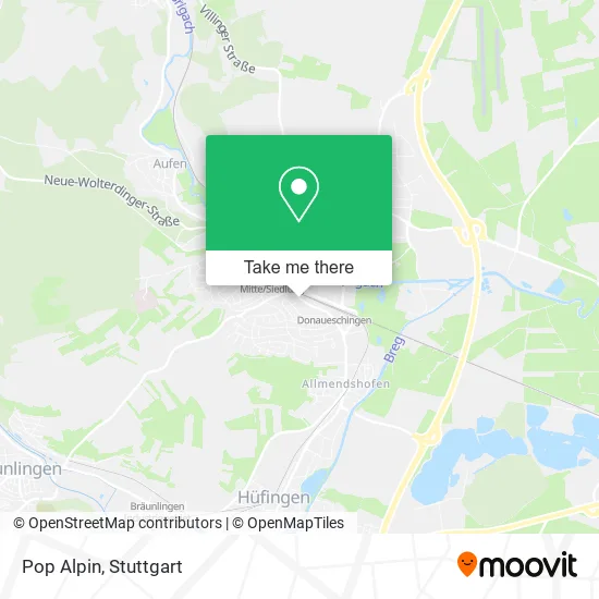 Карта Pop Alpin