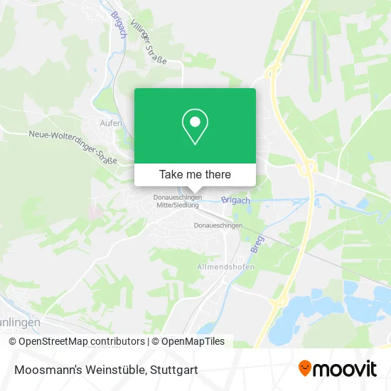 Карта Moosmann's Weinstüble