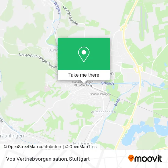 Карта Vos Vertriebsorganisation