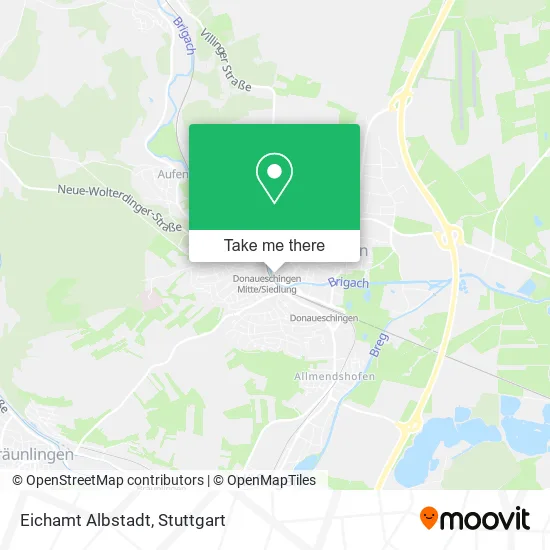 Карта Eichamt Albstadt