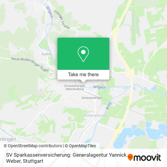 Карта SV Sparkassenversicherung: Generalagentur Yannick Weber
