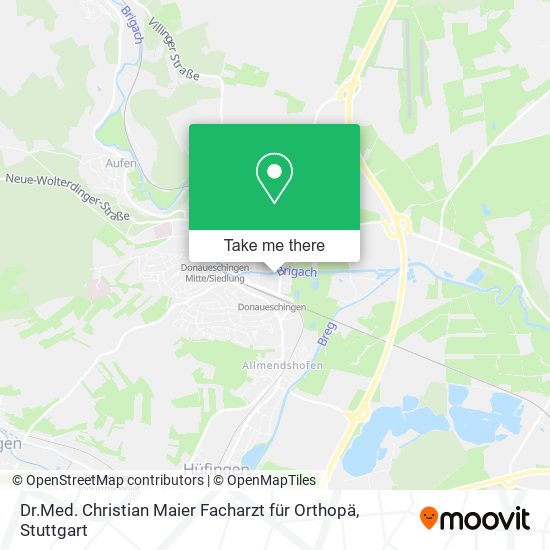 Dr.Med. Christian Maier Facharzt für Orthopä map