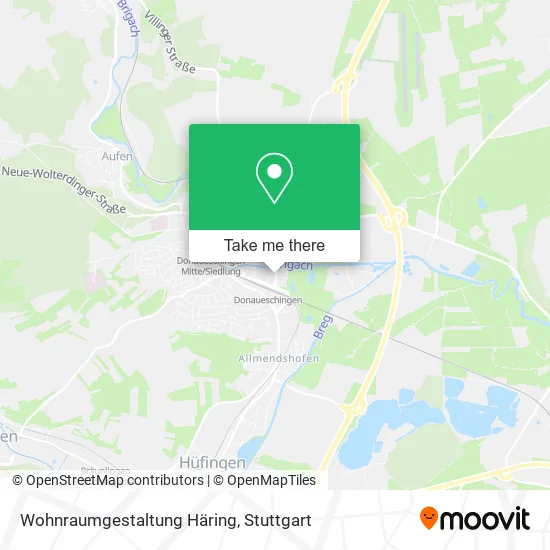 Карта Wohnraumgestaltung Häring