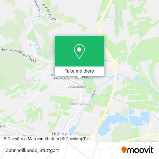 Карта Zahnheilkunde