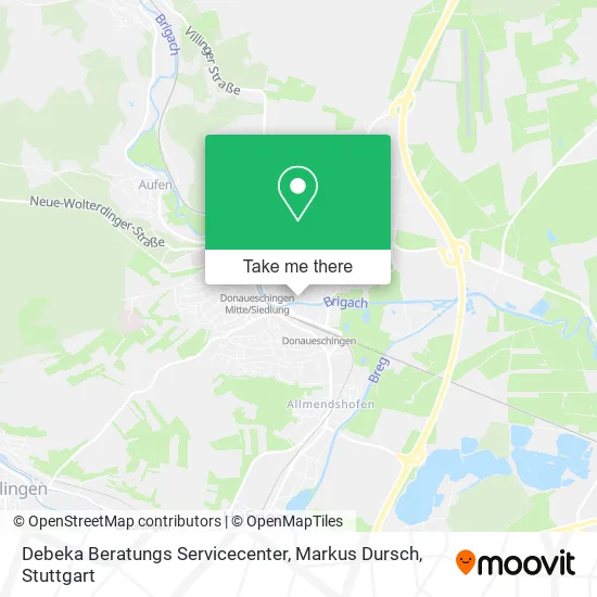 Карта Debeka Beratungs Servicecenter, Markus Dursch