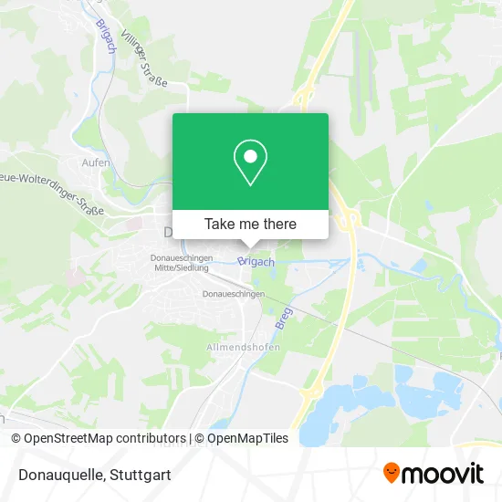 Карта Donauquelle
