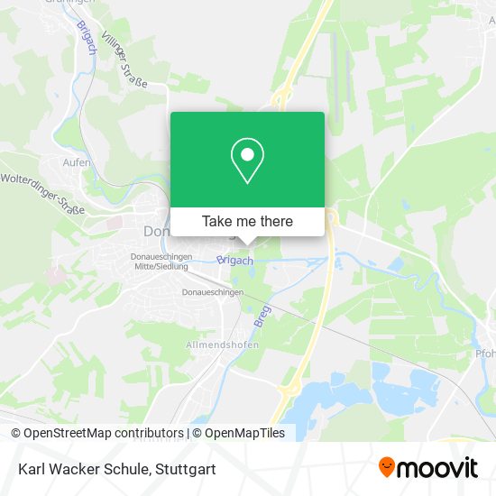 Карта Karl Wacker Schule