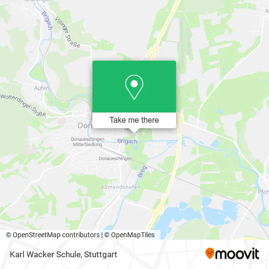 Карта Karl Wacker Schule