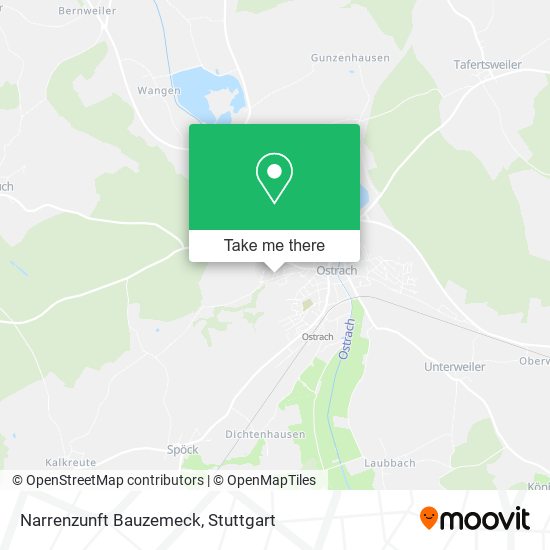 Narrenzunft Bauzemeck map