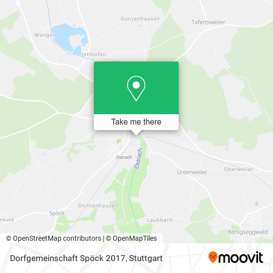 Карта Dorfgemeinschaft Spöck 2017