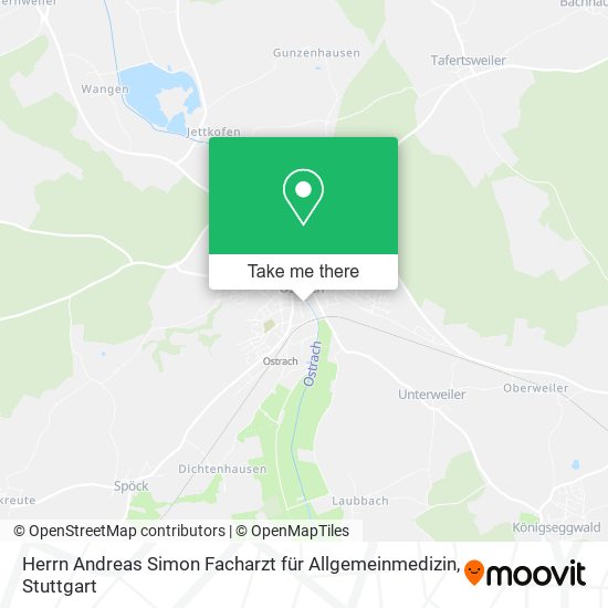 Карта Herrn Andreas Simon Facharzt für Allgemeinmedizin