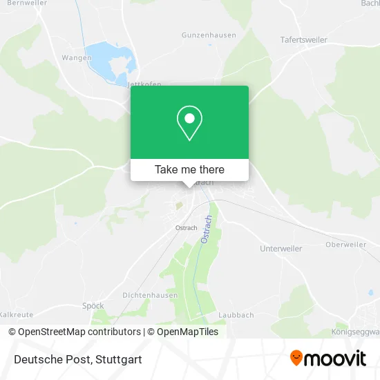 Карта Deutsche Post