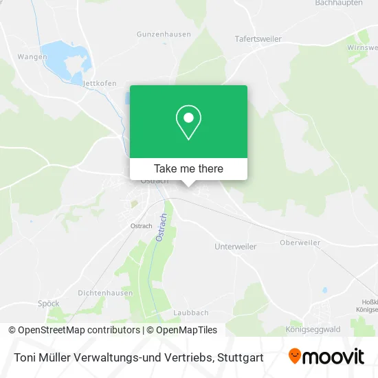 Карта Toni Müller Verwaltungs-und Vertriebs