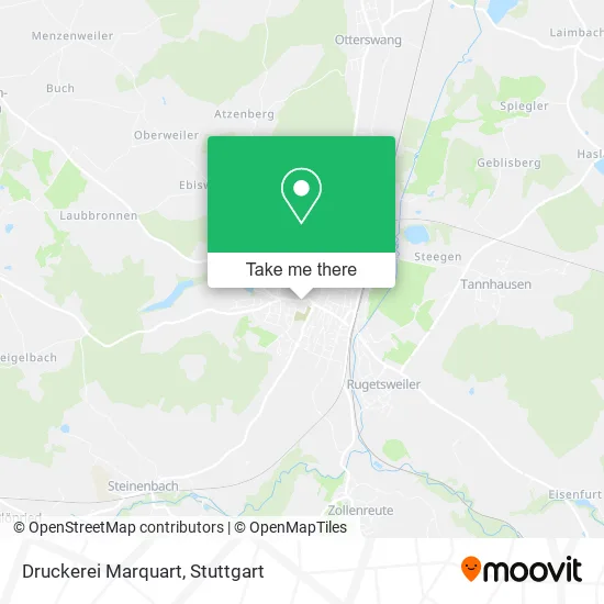 Карта Druckerei Marquart