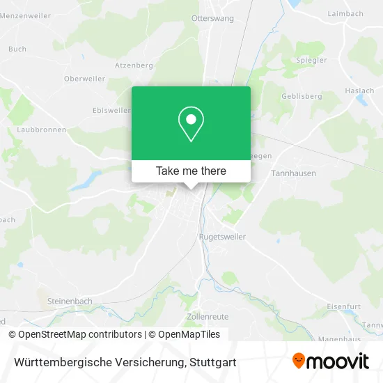 Карта Württembergische Versicherung