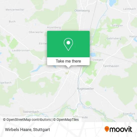 Карта Wirbels Haare