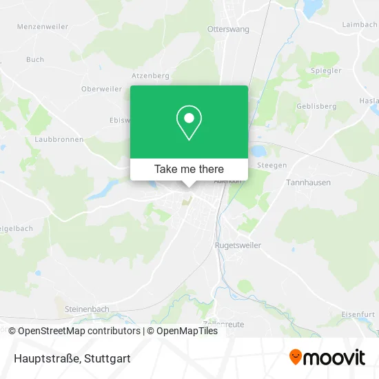 Карта Hauptstraße
