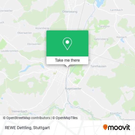 REWE Dettling map