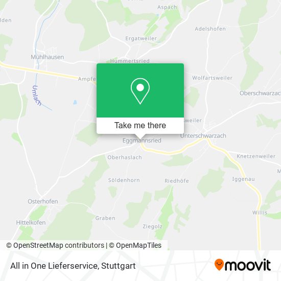 Карта All in One Lieferservice