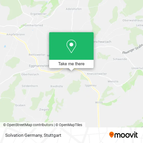 Карта Solvation Germany