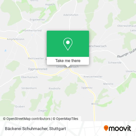 Bäckerei Schuhmacher map