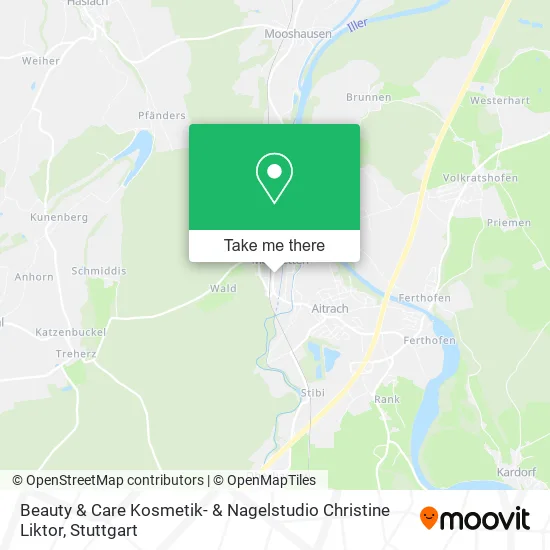 Карта Beauty & Care Kosmetik- & Nagelstudio Christine Liktor