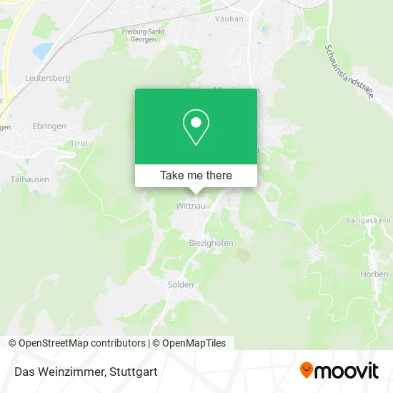 Карта Das Weinzimmer