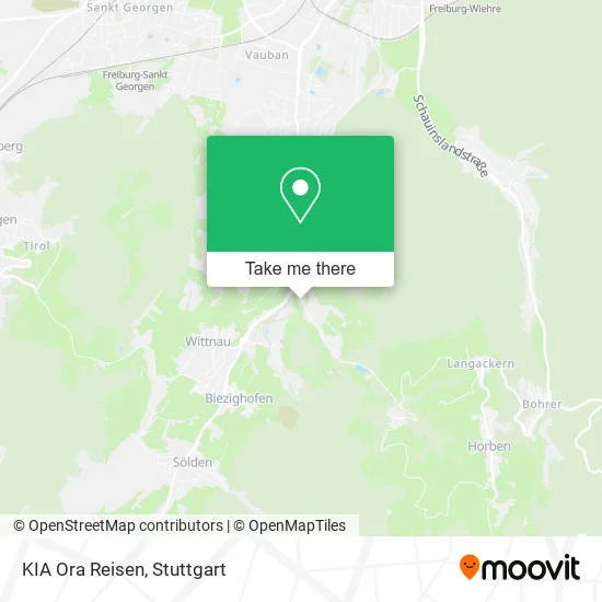Карта KIA Ora Reisen