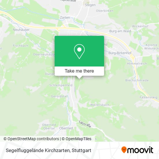 Segelfluggelände Kirchzarten map