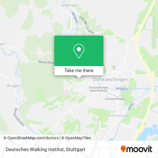 Карта Deutsches Walking Institut
