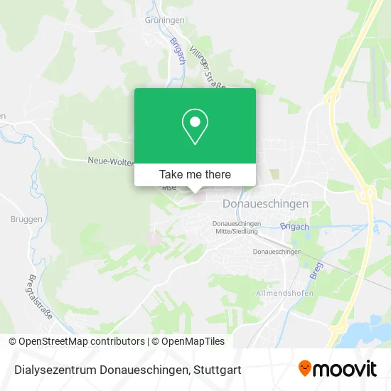 Карта Dialysezentrum Donaueschingen