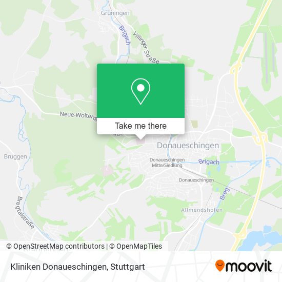 Kliniken Donaueschingen map