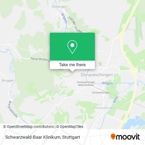 Schwarzwald-Baar Klinikum map