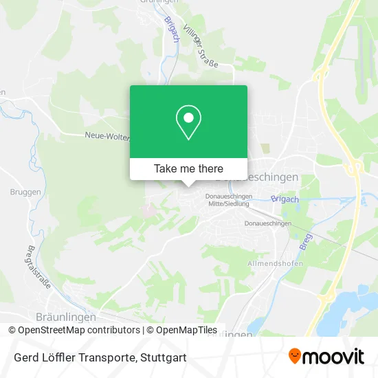 Карта Gerd Löffler Transporte