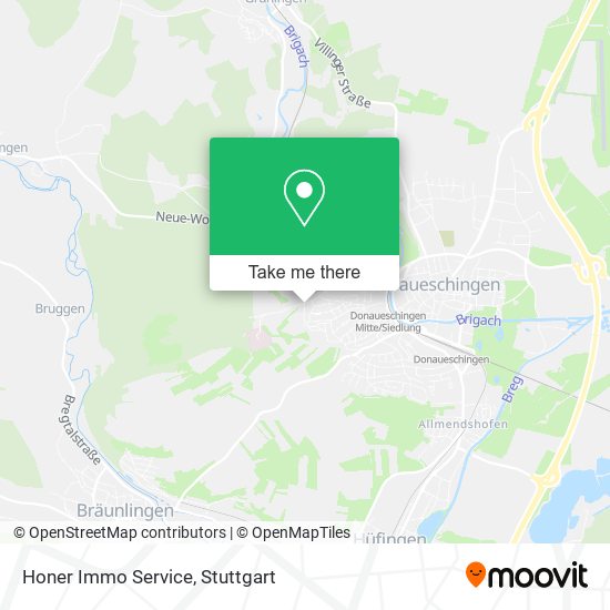 Honer Immo Service map