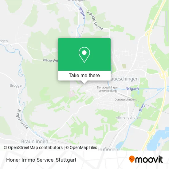 Карта Honer Immo Service